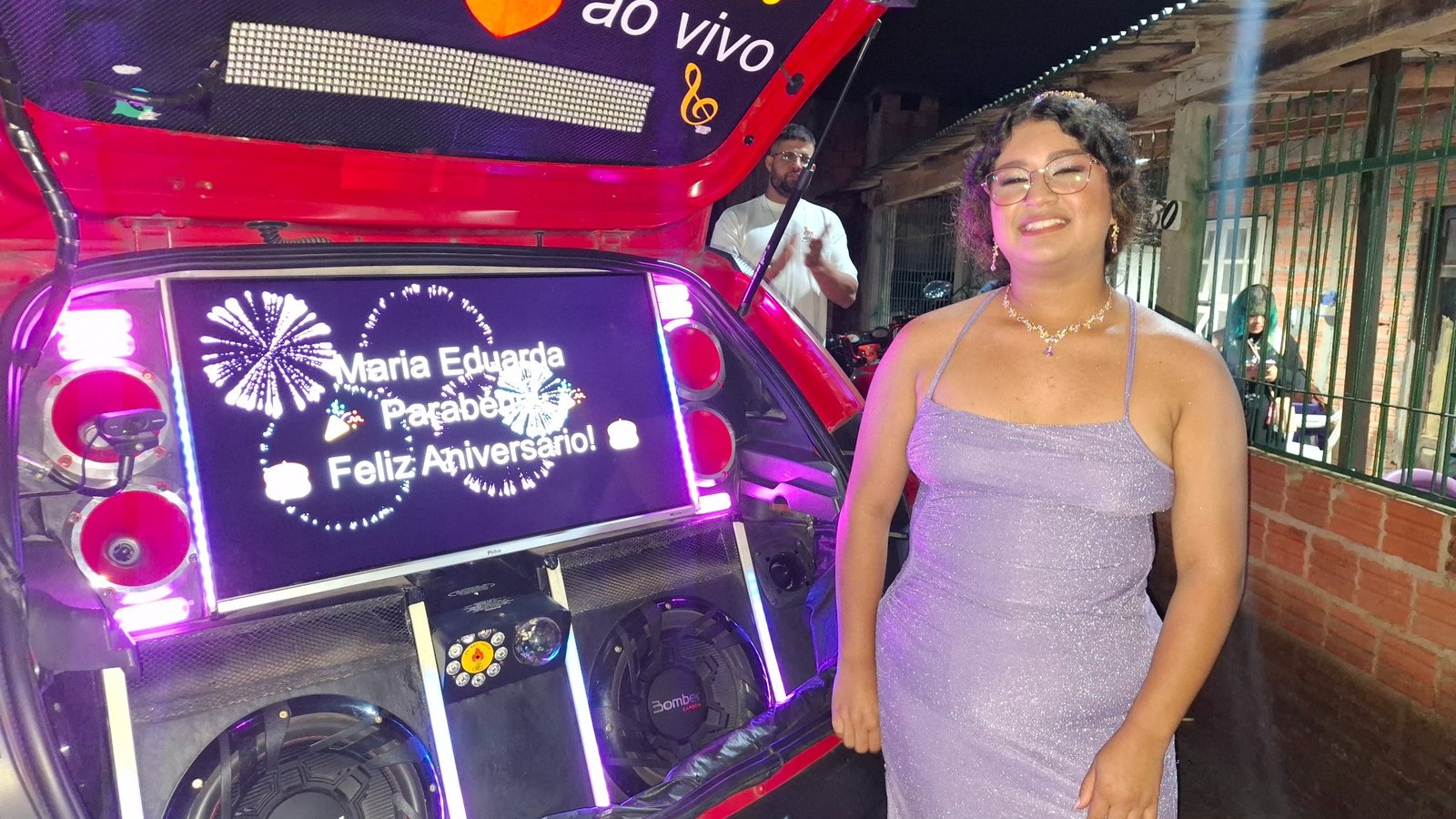 Foto real de homenagem da Saile Mensagens